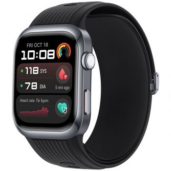 Huawei Smartwatch Huawei Watch D2, Black Aluminium, Fluoroelastomer Strap, Negru Huawei Smartwatch Huawei Watch D2, Black Aluminium, Fluoroelastomer Strap, Negru