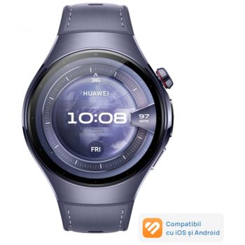 Smartwatch Huawei Watch 5, 46mm, Grey-Purple Composite Strap