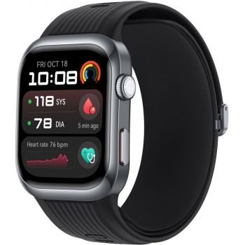SmartWatch Huawei Watch D2, Alloy aluminum, curea Black Silicon