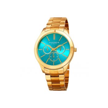 Carcasa rotunda pentru ceas casual AK952 -  AK954 - albastru