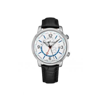 Ceas analog  A171A Ceas World Traveler - Journeyman 2 - 42 mm - argintiu