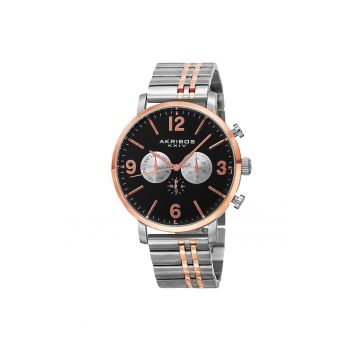 Ceas analog casual AK782 -  AK790 - negru