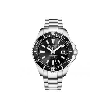 Ceas analog cu bratara metalica Depthmaster 3950A Quartz 42mm Diver -  StarSea -Negru