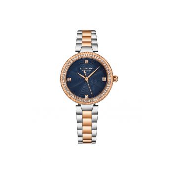 Ceas analog cu cadran guilloche Brilliance 4043 Quartz 32mm Classic -