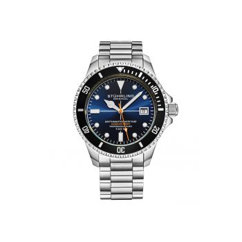 Ceas analog Depthmaster Heritage 42 mm - original STUHRLING - albastru