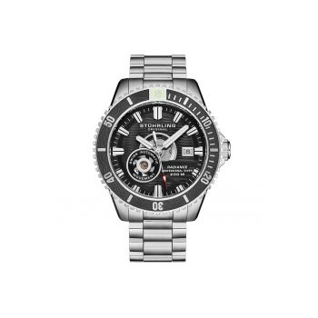 Ceas analog Radiance Automatic 44mm Skeleton -  Elvetia - Negru