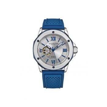 Ceas automatic cu mecanism partial vizibil Edwardian - 44 mm Skeleton -  Edward - Argintiu