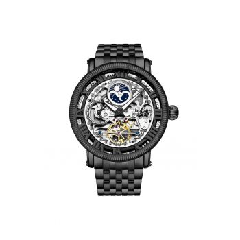 Ceas automatic din inox Special Reserve - Negru