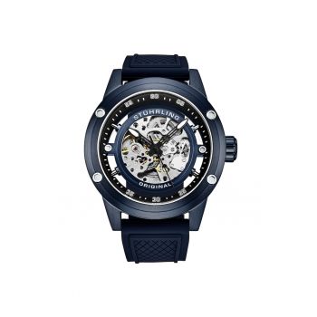 Ceas automatic Grandiose 4034 - 50 mm - mecanism vizibil - curea din silicon -