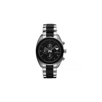 Ceas barbatesc -  Inox - Negru