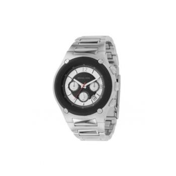 Ceas barbati -  Otel/Inox - 46mm - Argintiu