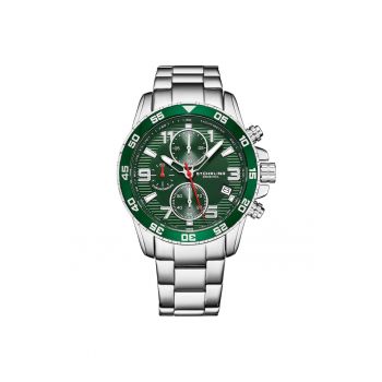 Ceas cronograf Concorso Quartz - 40 mm - cu bratara din otel inoxidabil -  Concor