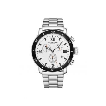 Ceas cronograf cu o bratara din inox DualMode 4040