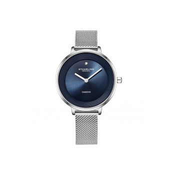 Ceas cu o bratara de inox Symphony - argintiu