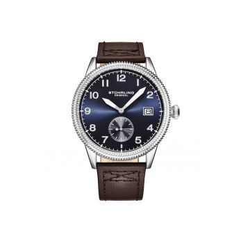 Ceas cu o curea din piele Wingman Aviator