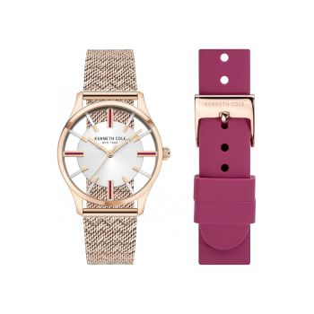 Ceas Dama -  New York KCWLG2124002 - Set cu Bratara suplimentara