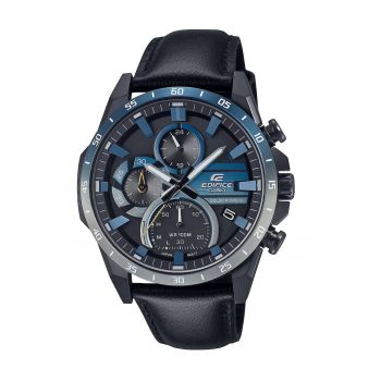 Ceas  EDIFICE - Negru - Piele/Inox