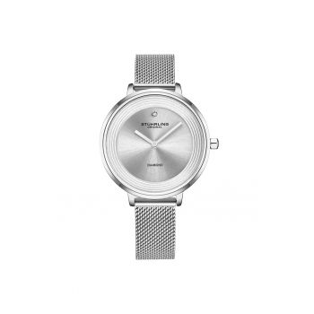 Ceas quartz cu o bratara de inox Symphony - argintiu