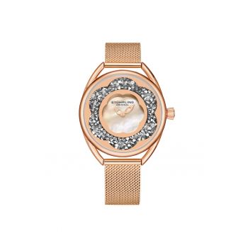 Ceas quartz cu o bratara din plasa Lily