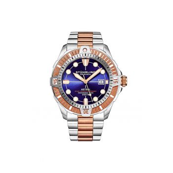 Ceas Swiss Automatic Astral 1005 45mm -  Elvetian - ALBASTRU