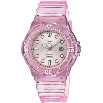 Ceas  Timeless Collection - Quartz - rezistent la apa 10 ATM - roz aur - curea cauciuc roz