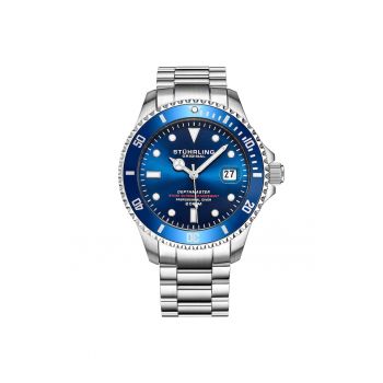 Ceas automatic cu bratara din otel inoxidabil Depthmaster -