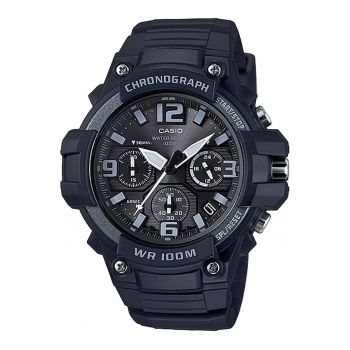 Ceas barbatesc  MCW-100H - 3 ace - cronograf - negru - 50mm