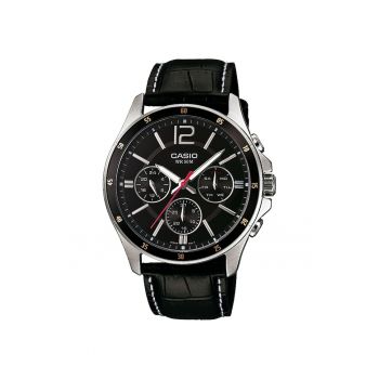 Ceas barbatesc  MTP-1374PL-1AVEF Quartz Argintiu