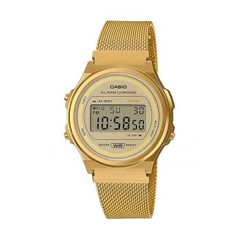 Ceas  Casio Vintage A171WEMG-9AEF pentru barbati/femei - Auriu