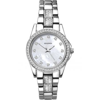 Ceas dama -  Aliaj/Inox - Quartz - Argintiu