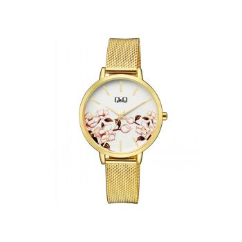 Ceas dama  QZ67J041Y Quartz Auriu