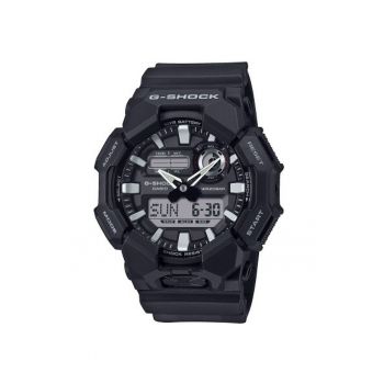 Ceas G-SHOCK barbati - model GA-010-1AER - negru - gri - rezistent la apa 20 ATM - curea din cauciuc