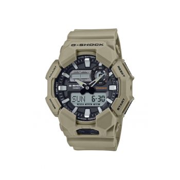 Ceas G-SHOCK barbati - model GA-010-5AER - verde - cadran gri - rezistent la apa 200m - curea din cauciuc