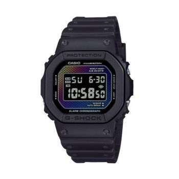 Ceas  G-SHOCK DW-5600RW-1ER - negru - quartz - rezistent la apa 200m - curea din cauciuc