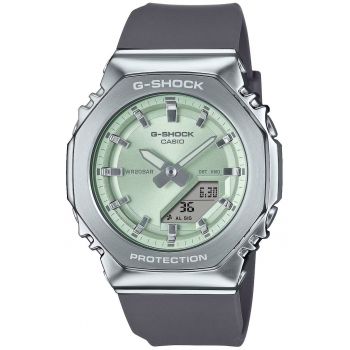Ceas  G-SHOCK GM-S2110-3AER - analog-digital - verde - curea cauciuc gri - rezistent la apa 200m