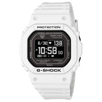 Ceas  G-SHOCK Move Square DW-H5600-7ER - Solar - Bluetooth - 20ATM - Alb - Curea Cauciuc