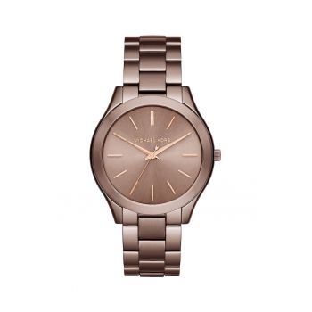 Ceas quartz cu bratara metalica Slim Runway