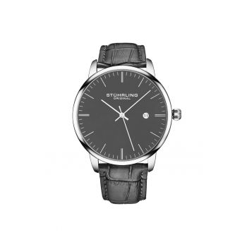 Ceas quartz cu curea din piele -