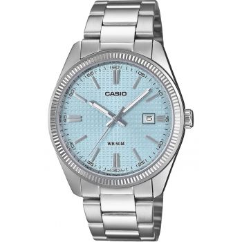 Ceas  Timeless Collection MTP-1302PE-2AVEF - Quartz - Rezistent la apa 5 ATM - Albastru/Argintiu - Metal