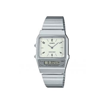 Ceas barbatesc  AQ-800E-7A2EF Quartz Argintiu