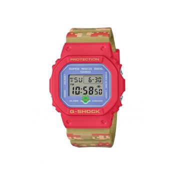 Ceas barbatesc  DW-5600SMB-4ER Quartz Rosu
