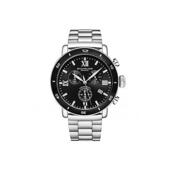 Ceas cronograf cu o bratara din inox