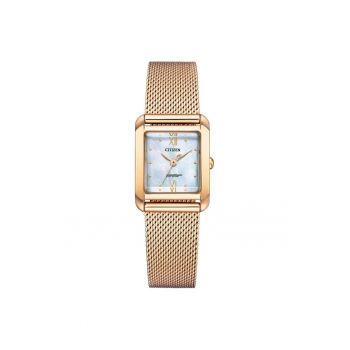 Ceas dama -  Inox - Roz