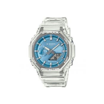Ceas G-SHOCK GA-2100BM-7A2ER - plastic/poliuretan/cauciuc - transparent/albastru - 45mm Ceas G-SHOCK GA-2100BM-7A2ER - plastic/poliuretan/cauciuc - transparent/albastru - 45mm