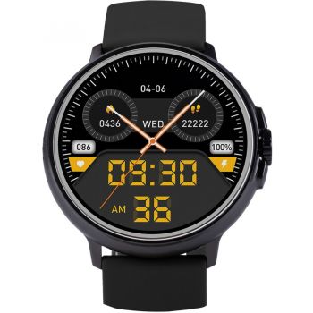 VIVAX SmartWatch Vivax Life PRO2, Bluetooth 5.2, Rezistența la apă IP68, Procesor Realtek RTL8763EW / 2 nuclee, 128 GB, Negru
