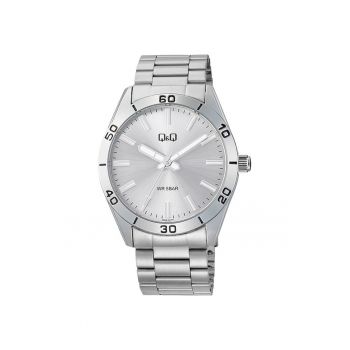 Ceas analogic barbatesc  Q86B-001PY - lant metalic