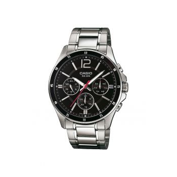 Ceas barbatesc  MTP-1374PD-1AVEF Quartz Argintiu