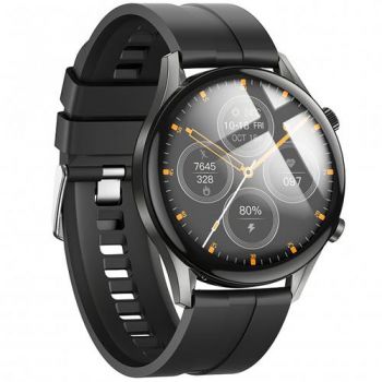 Ceas inteligent Smartwatch HOCO Y7 Pro Call, Bluetooth, Android/iOS, Accelerometru, Miscare, Oxigen, Ritm Cardiac (Negru)