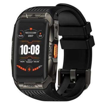 Ceas inteligent Smartwatch Kospet Tank X2 Ultra, Ecran AMOLED 1.64inch, GPS, Masuratori Ritm cardiac, Oxigen din sange, Stres, Monitorizare somn, 5 ATM (Negru)