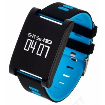 Garett Smartwatch , Zegarek Sportowy Garett Sport 7 Czarno - Niebieski